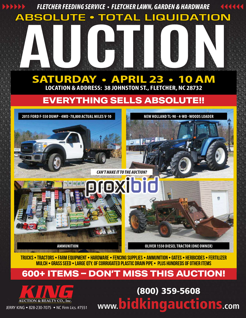 Past Auctions King Auction & Real Estate